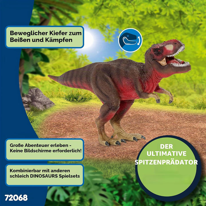 schleich DINOSAURS 72068 Tyrannosaurus Rex - König der Dinosaurier T Rex Dino mit Mörderischem Beweg
