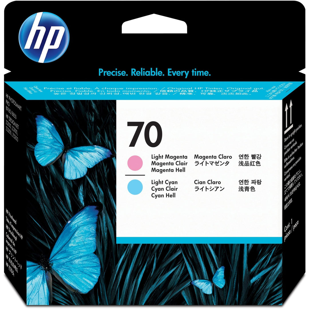 HP 70 (‎C9405A) Original Druckkopf, DesignJet, Magenta hell/Cyan hell