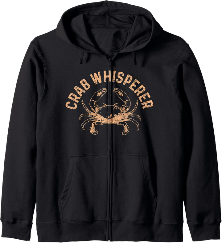 Krabbenflüsterer Krabbenjäger lustiges Geschenk Kapuzenjacke