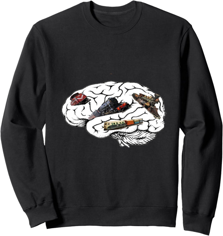 Zug Gehirn Sweatshirt
