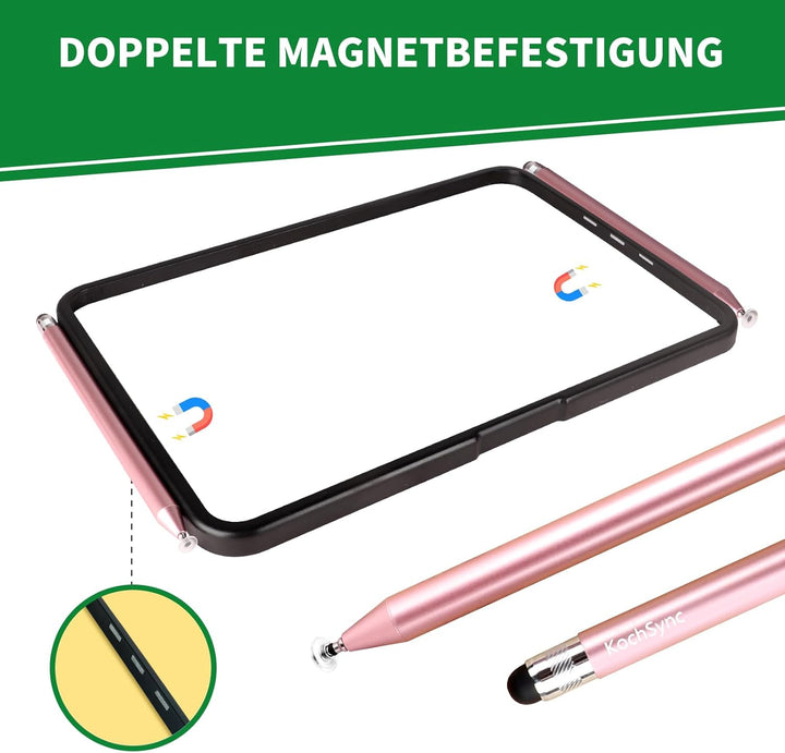 Premium 3-in-1 Display-Schutzrahmen für Thermomix TM7 – robuster PC+ABS-Rahmen, 9H Panzerglas &amp; magn