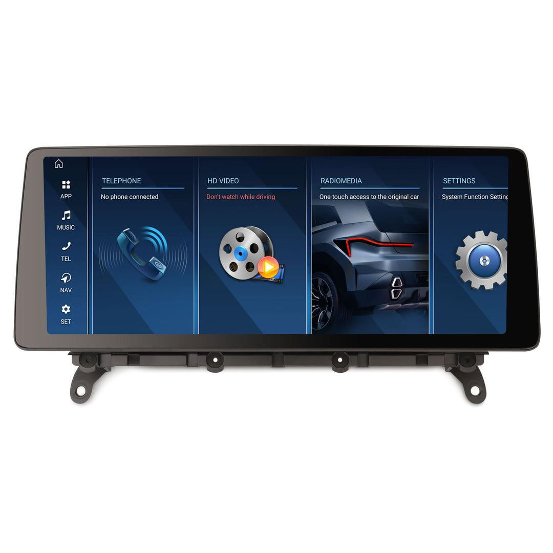 Erisin 12.3 Zoll 8-Kern 8GB+128GB Android 14 Autoradio Bluetooth mit GPS Navigation für BMW X3 F25 X