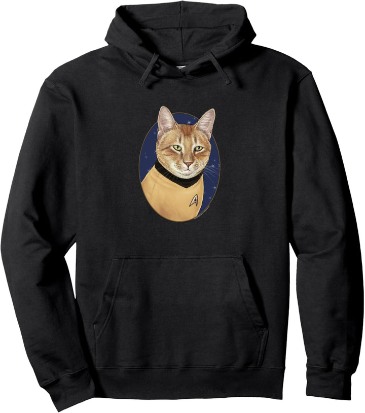 Star Trek Captain Cat Kirk Pullover Hoodie