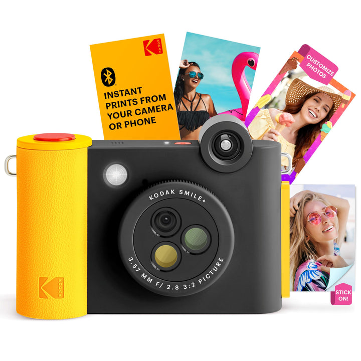 Kodak Smile+ 2-in-1 Digitale Sofortbildkamera & kabelloser Bluetooth-Fotodrucker - 10MP, Spezialeffe
