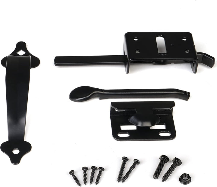 Torriegel, Daumenriegel Hardware, Torriegel für Holzzaun, Schwerlast, selbstsichernde Riegel mit 8 Z