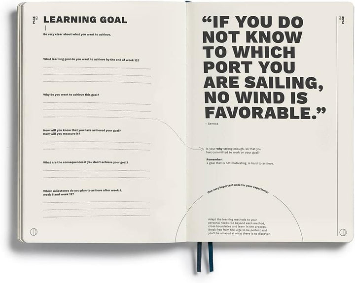 LEUCHTTURM1917 367501 Learning Journal Composition (B5), Flexcover, Pacific Green, Englisch Englisch