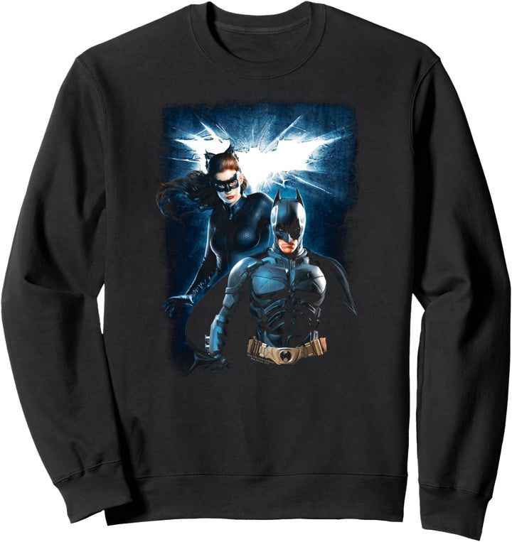 Batman Dark Knight Rises Bat &amp; Catwoman Sweatshirt