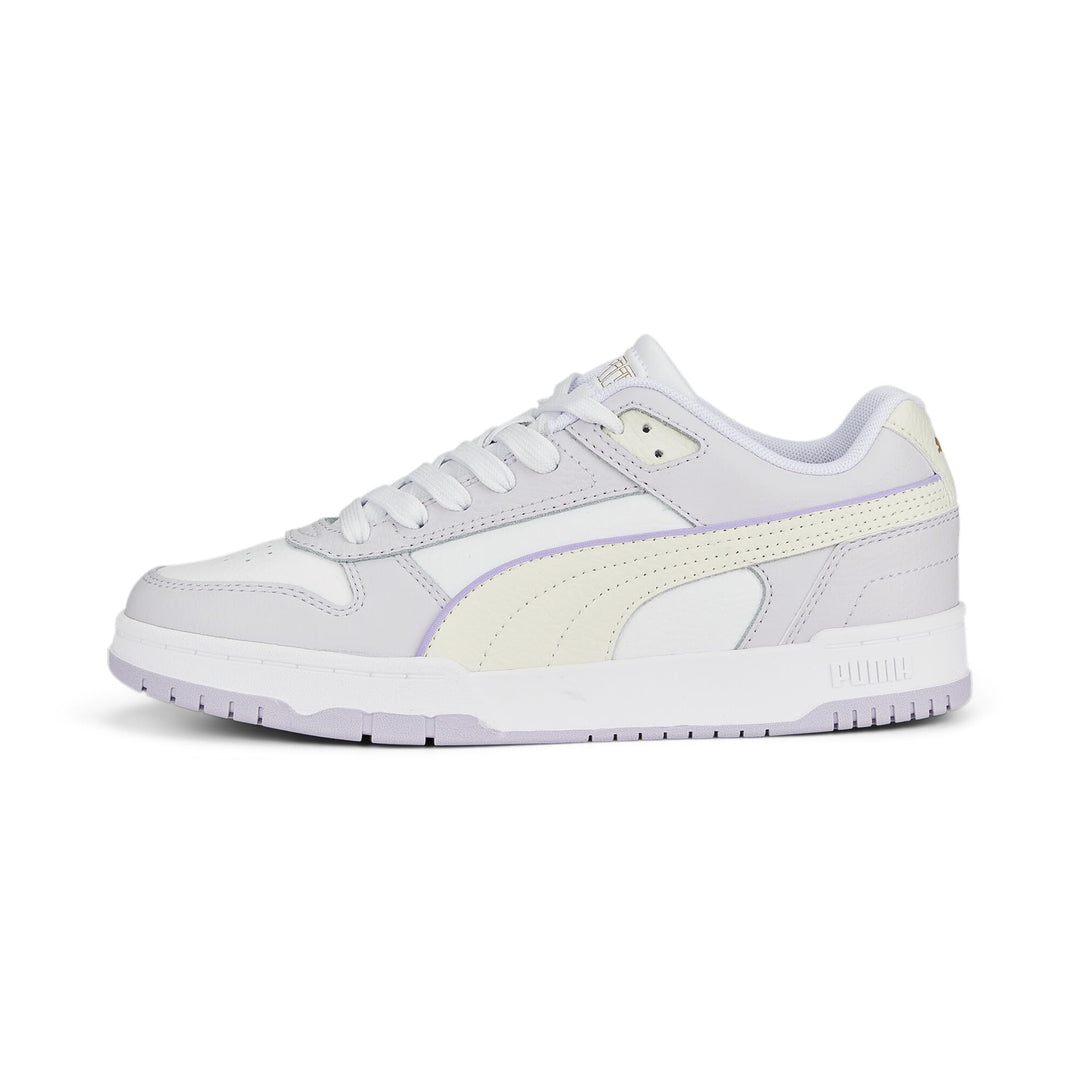 PUMA Unisex CALI WN'S Low-Top Trainer 37.5 EU Puma White Vapor Gray Spring Lavender Puma Gold, 37.5