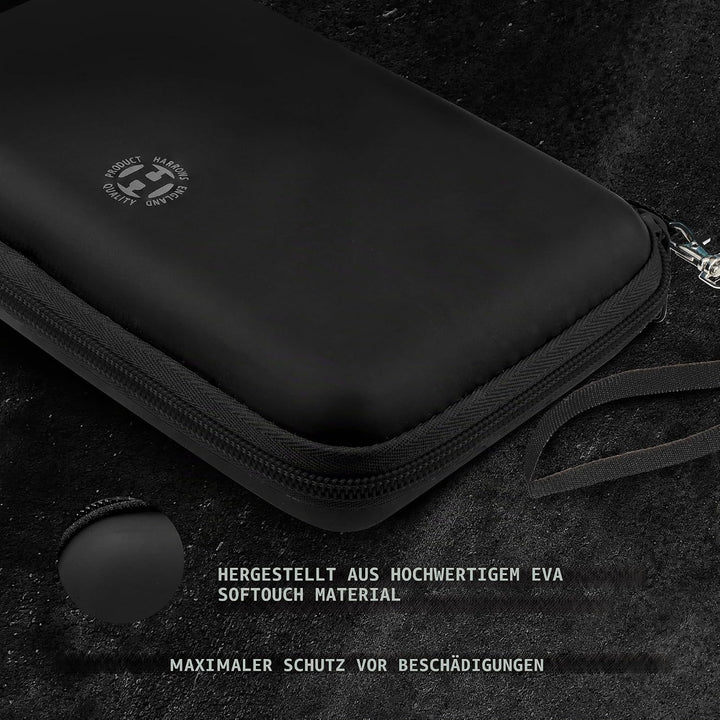Harrows Darts Case Blaze Pro 6 | Darttasche für 6 Darts | Dartpfeiltasche & Dartpfeile Aufbewahrung
