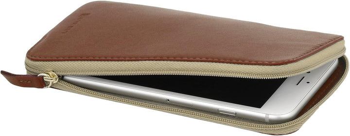 STILGUT Handytasche kompatibel mit iPhone 13 Mini, iPhone SE 2022 und andere Smartphones bis 5,4“, H