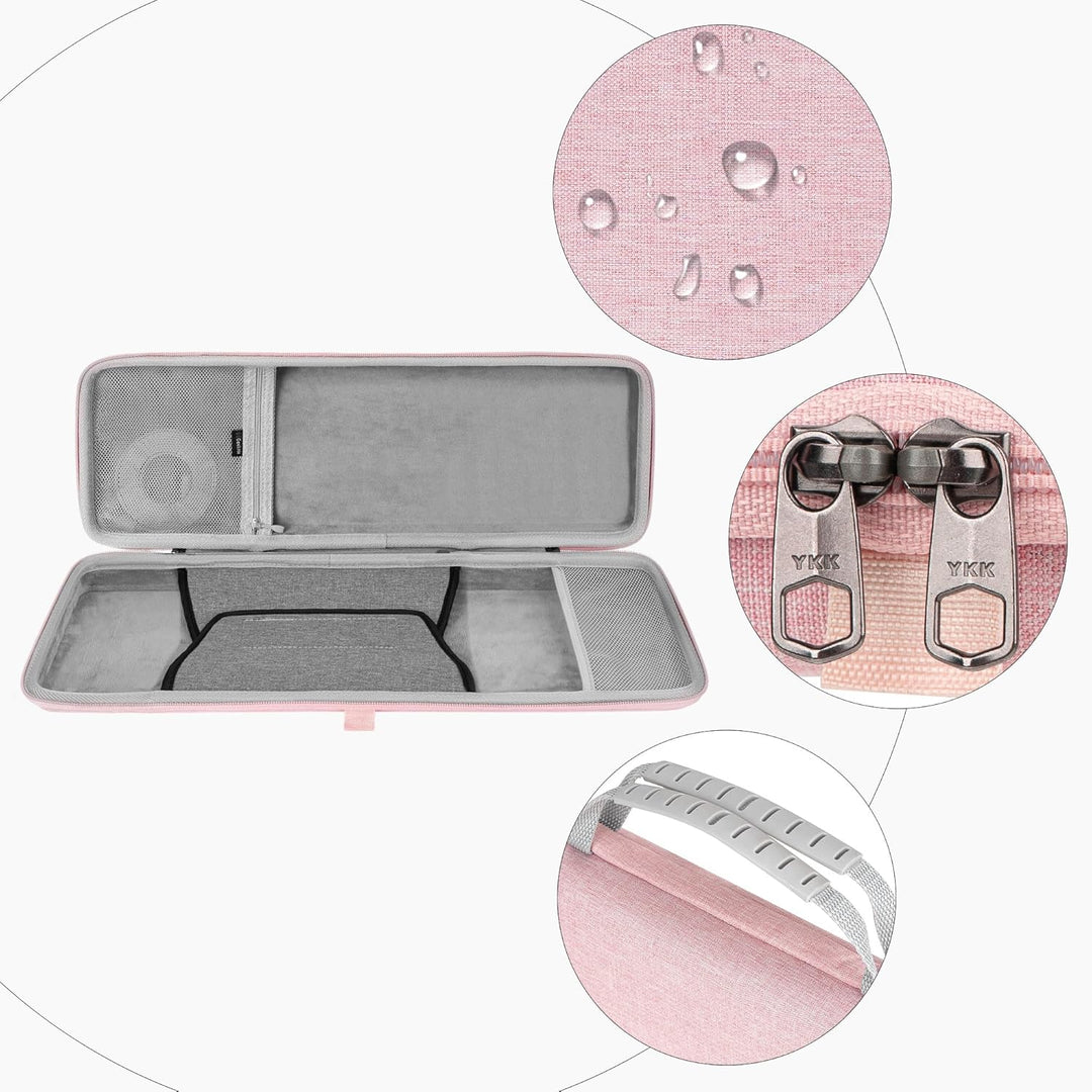 GEEKRIA 65%-Tastatur- & Maus-Kombihülle, Hartschalen-Reisetasche für mechanische Gaming-Tastatur mit