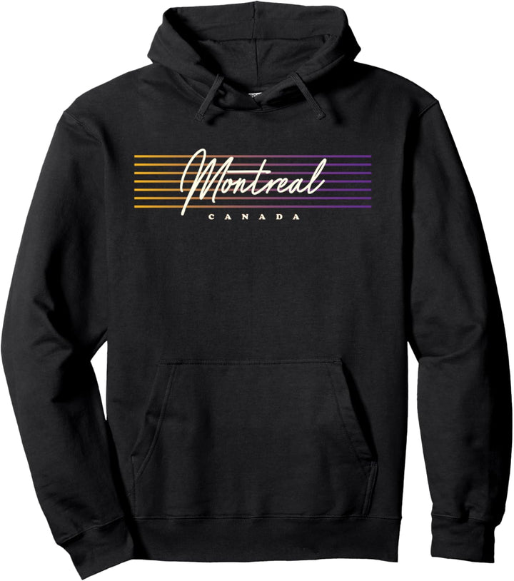 Montreal Souvenir Vintage Kanada Pullover Hoodie