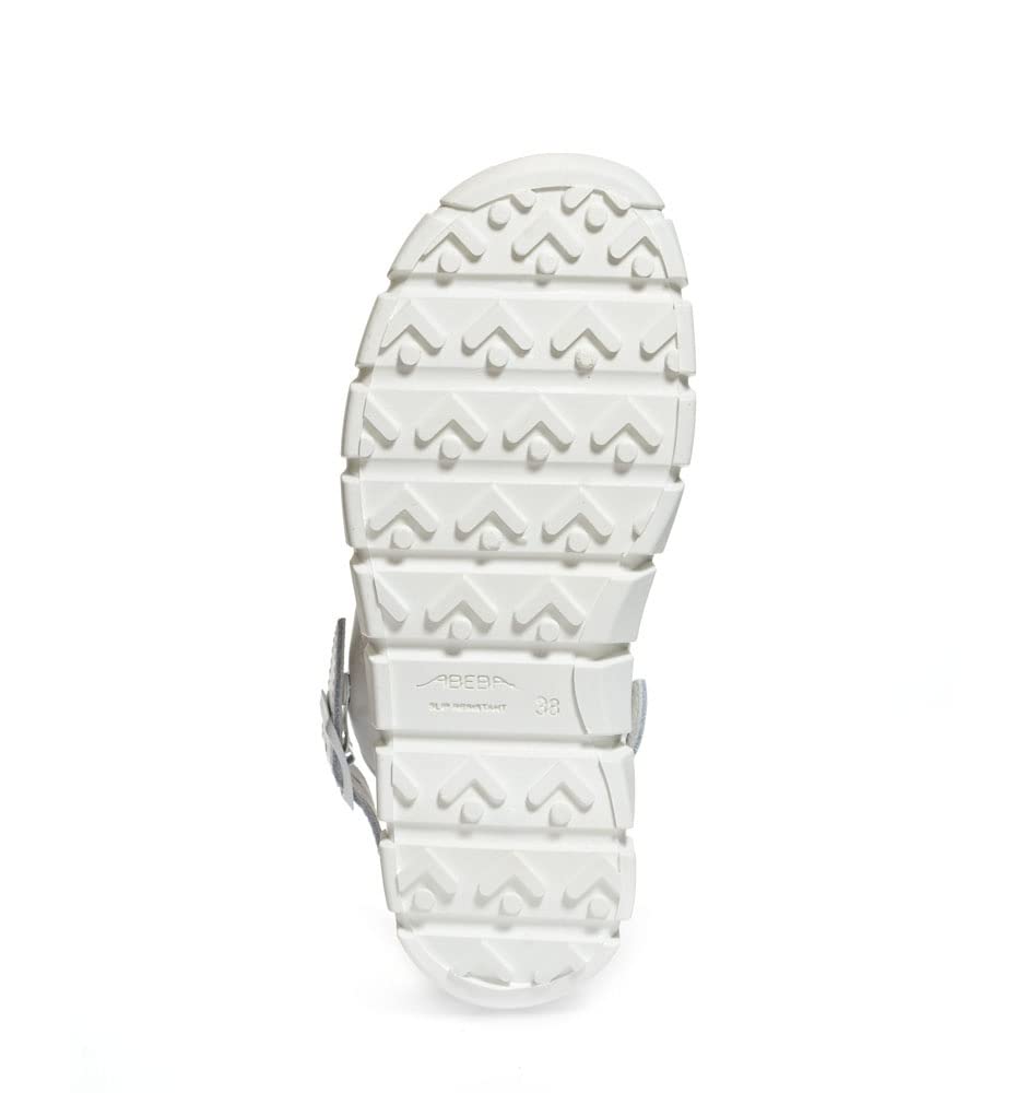 Abeba Clog 7360 - Dynamic Mikrofaser, weiss zertifiziert 42 EU, 42 EU