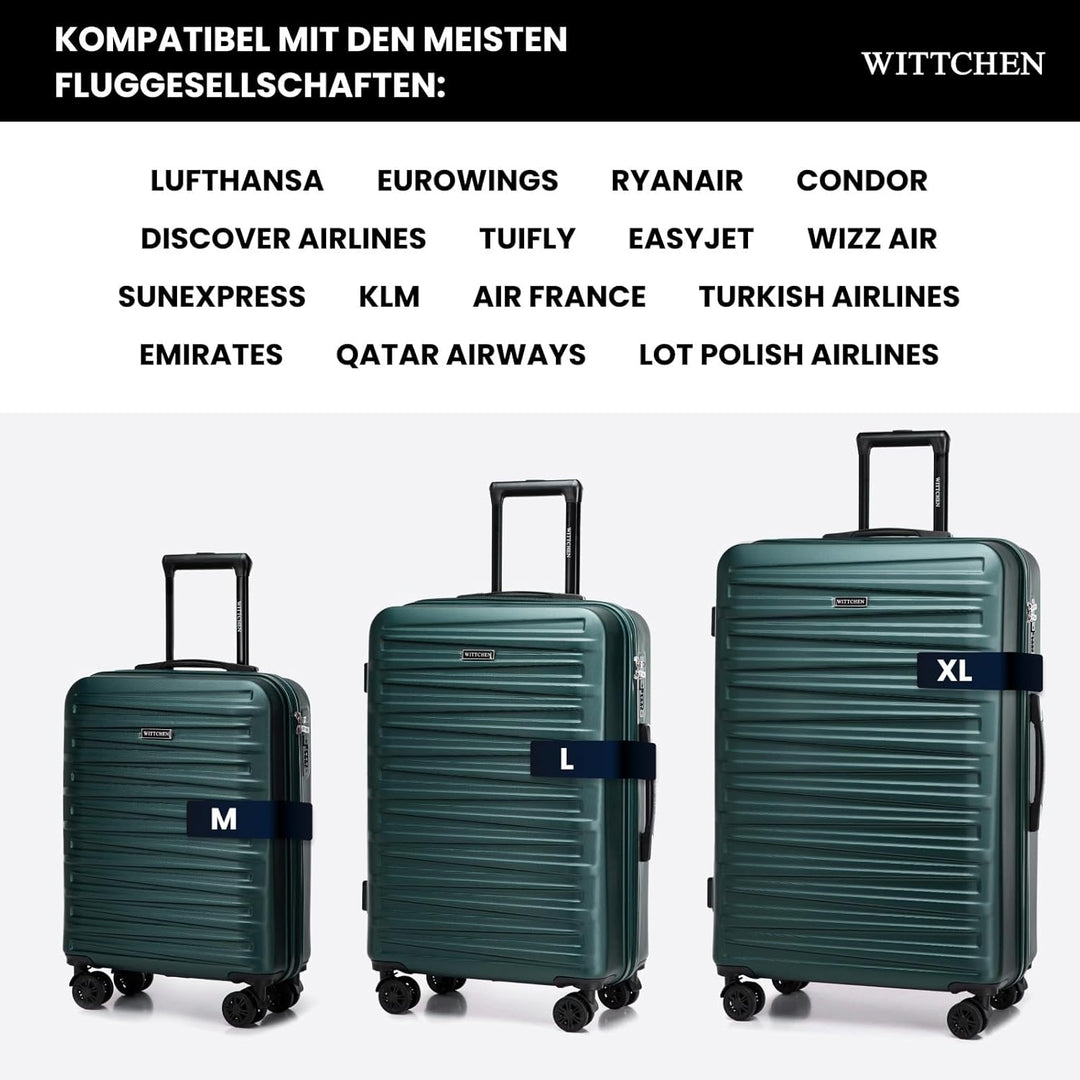 WITTCHEN Skyspeed Line Reisegepäck Medium Koffer Hartschalenkoffer ABS Rollkoffer Trolley Mittlerer