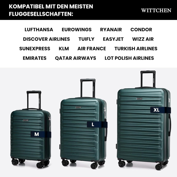 WITTCHEN Skyspeed Line Reisegepäck Medium Koffer Hartschalenkoffer ABS Rollkoffer Trolley Mittlerer