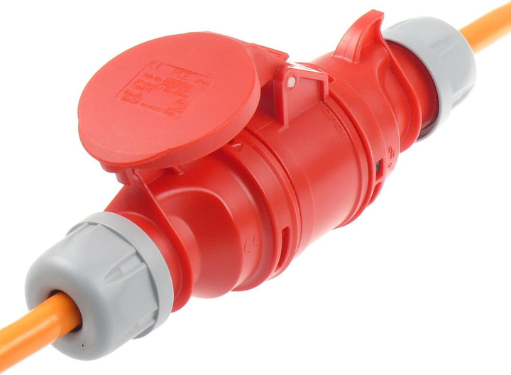 netbote24 CEE Starkstromkabel Verlängerungskabel 16A 400V Pur-Leitung H07BQ-F 5g2,5 Aussen 30m, 30m