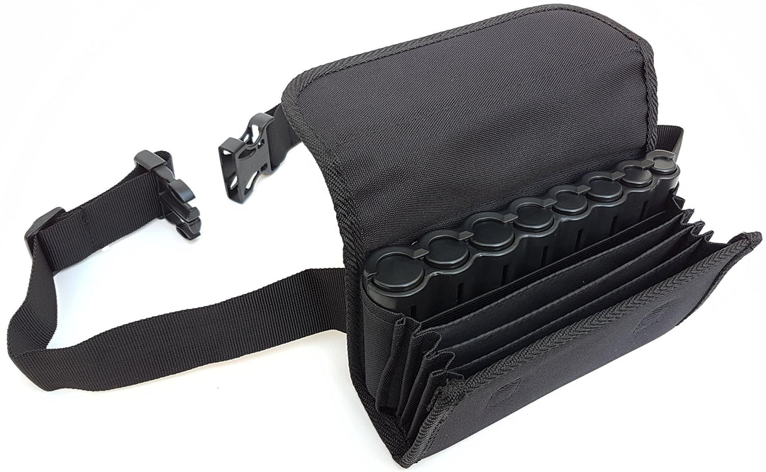 CLAIRE-FONCET Kellnertasche - Kellnerbörse – Hüfttasche in Canvas Gewebe, Inklusiv 8 Euro Munzen Gel