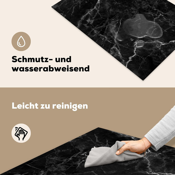 Herdabdeckplatte Einteilig Induktionsmatte Küche Abdeckung Ceranfeld Herd Abdeckplatte Deko Vinyl Ma