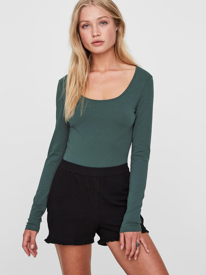 VERO MODA Female Top VMMAXI T-Shirt M Grün (1x Desert Sage/ 1x Balsam Green), M Grün (1x Desert Sage