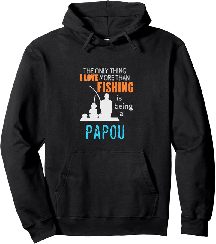 Mehr als Liebe Angeln Papou Griechenland Griechischer Opa Pullover Hoodie