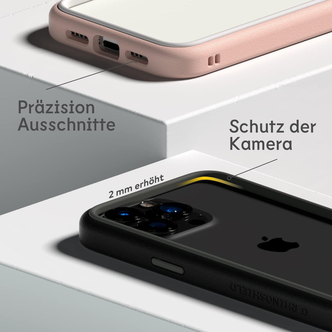 RhinoShield Bumper Case kompatibel mit [iPhone 13/13 Pro] | CrashGuard NX - Stossdämpfende Schutzhül