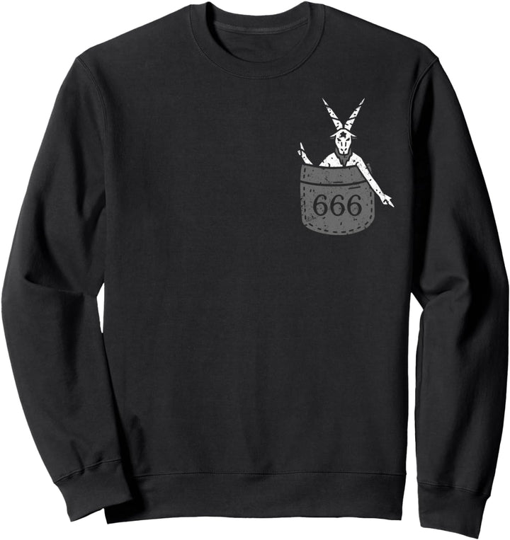 Gothic Baphomet Aesthetic Goth Grunge Satan Satanic Sweatshirt