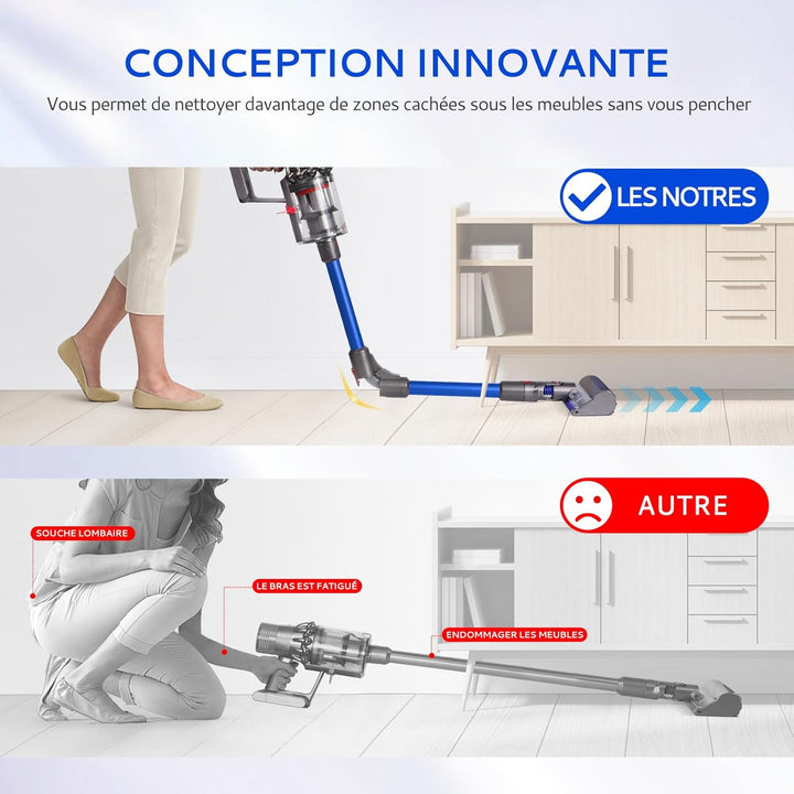 Teleskoprohr Kompatibel mit Dyson V7 V8 V10 V11 V15 Kabelloser Staubsauger, Verbessertes Schnellvers