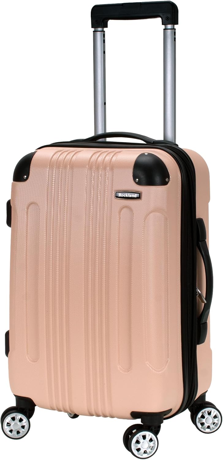 Rockland London Hardside Spinner Wheel Gepäck, Champagner, Carry-On 20-Inch, London Hardside Spinner