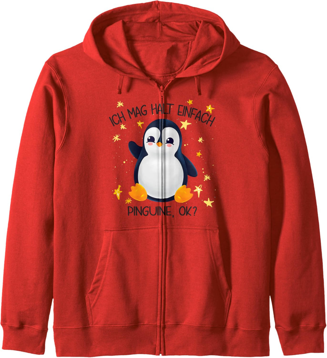 Pinguin Ich mag halt einfach Pinguine ok Kapuzenjacke