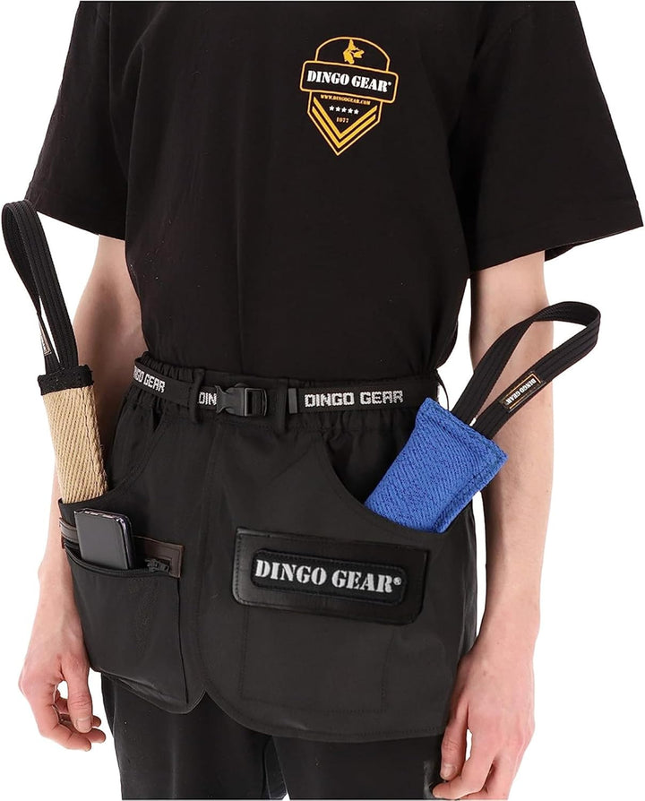 Dingo Gear Trainingsgürtel Arbeitskirt Schutzbekleidung Agility Trainer Helfer Ipo Sporthund XL Schw