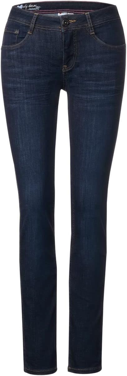 Street One Damen Jeanshose 27W / 30L Blue Rinsed Wash, 27W / 30L Blue Rinsed Wash