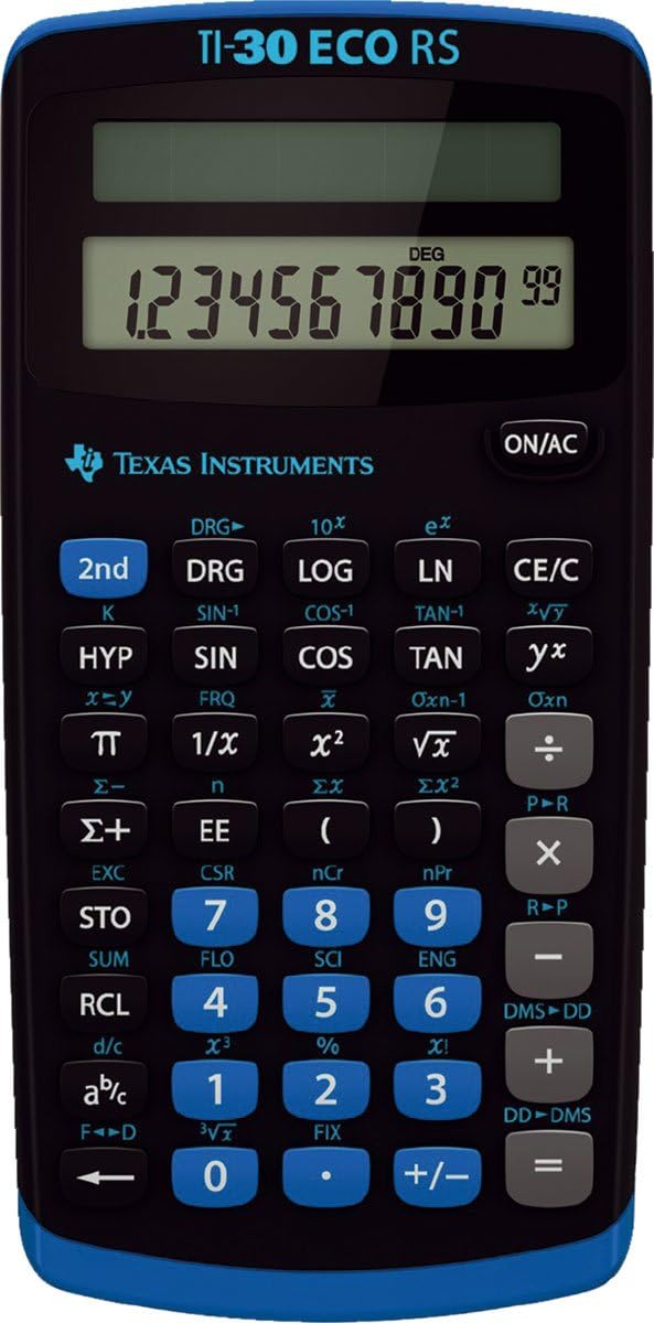 TI-30 ECO RS Schulrechner mit Schutztasche (Pink), Pink