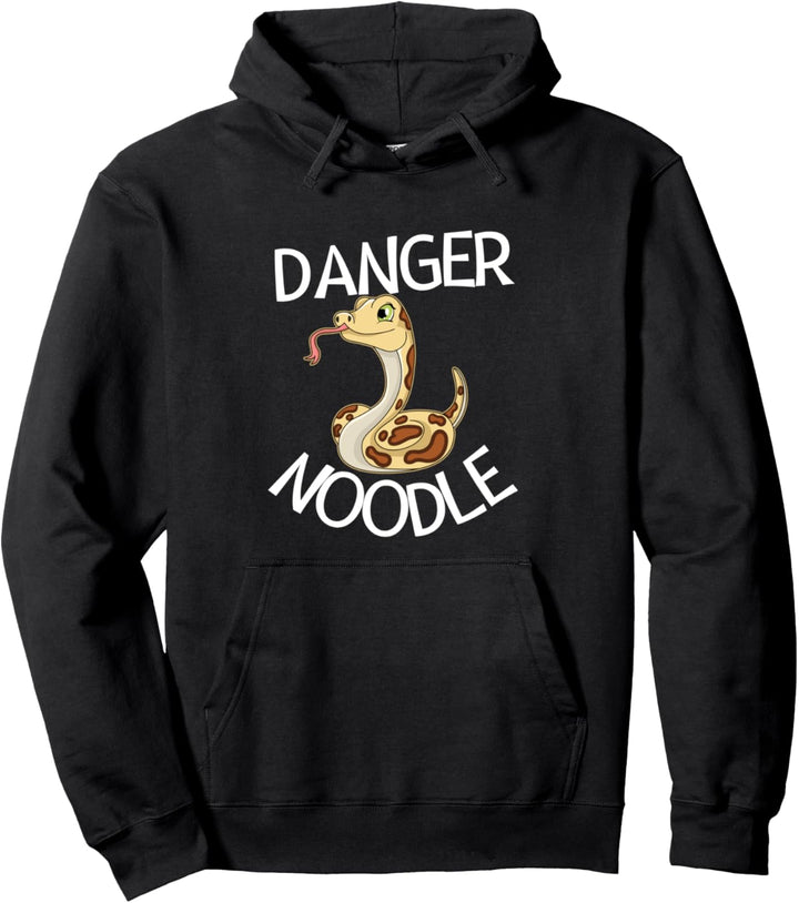 Danger Noodle Ball Python Funny Snake Pullover Hoodie