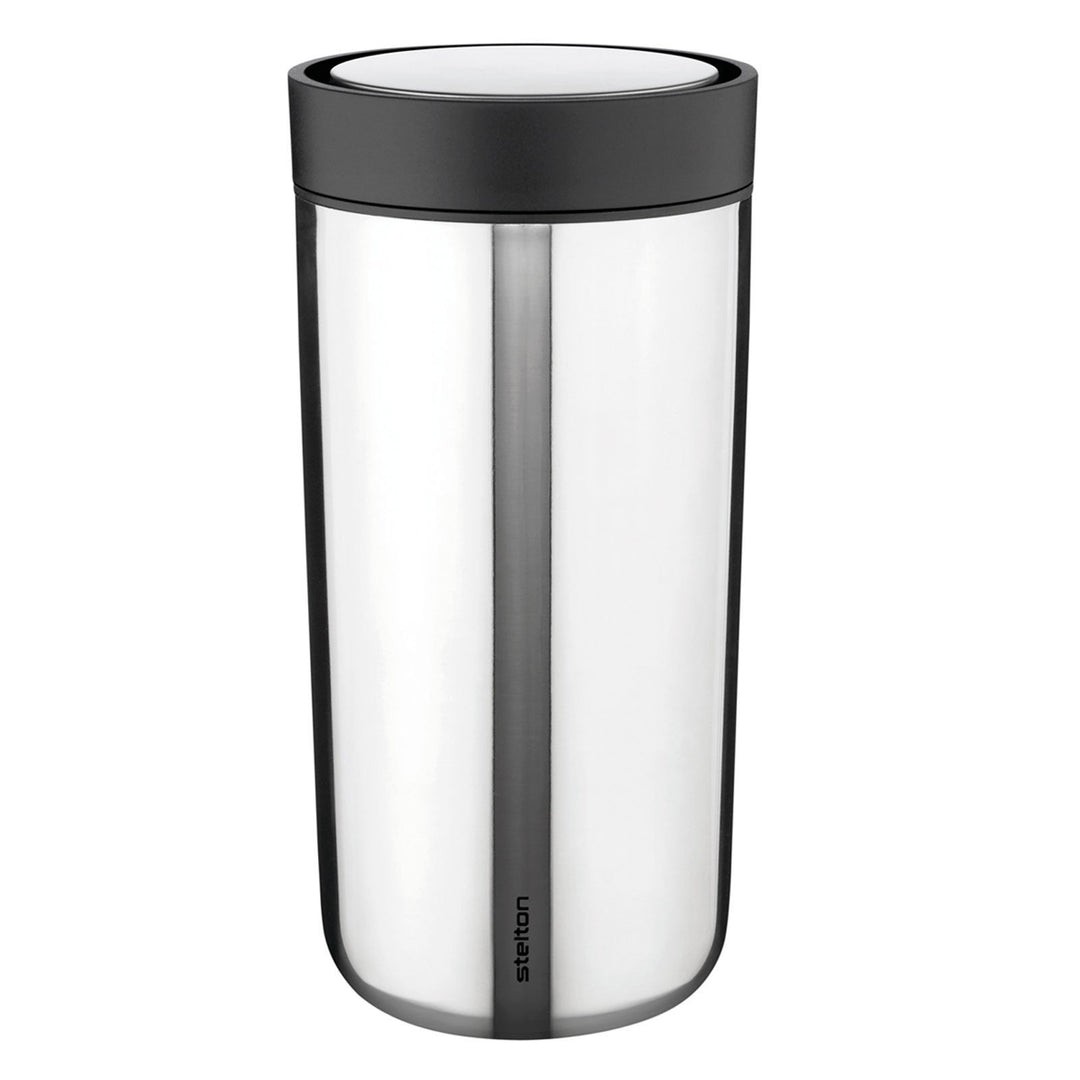 Stelton To Go Click, 0.34 l. -steel Tassen-& Untertassensets, Edelstahl, 9 x 9 x 18 cm