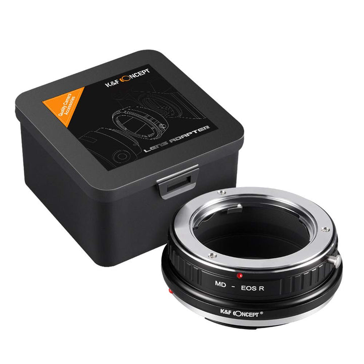 K&amp;F Concept MD-EOS R Bajonettadapter Objektiv Ring für Minolta MD MC Objektiv auf Canon EOS R-Mount