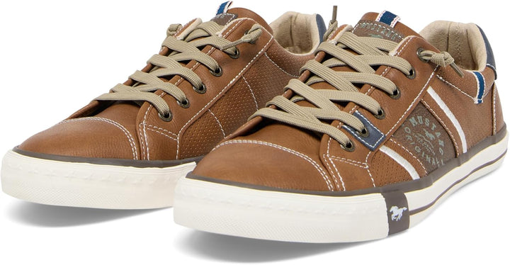 MUSTANG Herren 4072-308 Slip On Sneaker 41 EU Cognac, 41 EU Cognac
