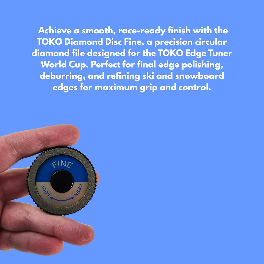 Toko Diamond Disc Schleifscheibe für Edge Tuner Worldcup, Farbe:Fine, Fine