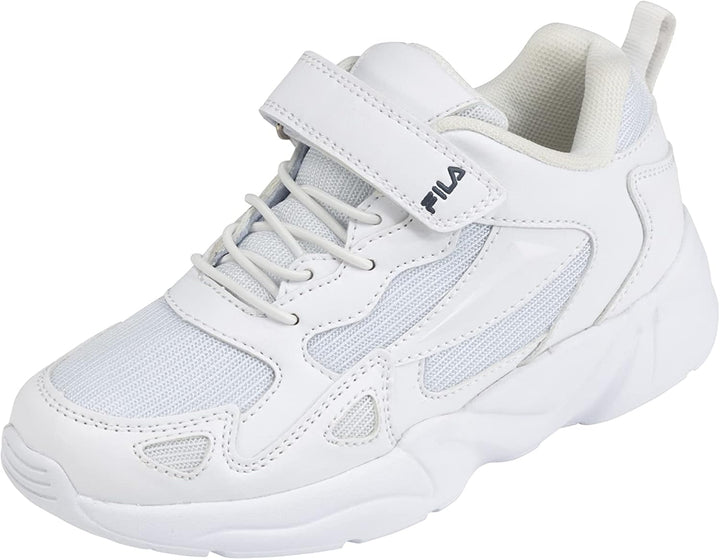 FILA Unisex Kinder Ventosa Velcro Kids Sneaker 29 EU Weiss, 29 EU Weiss