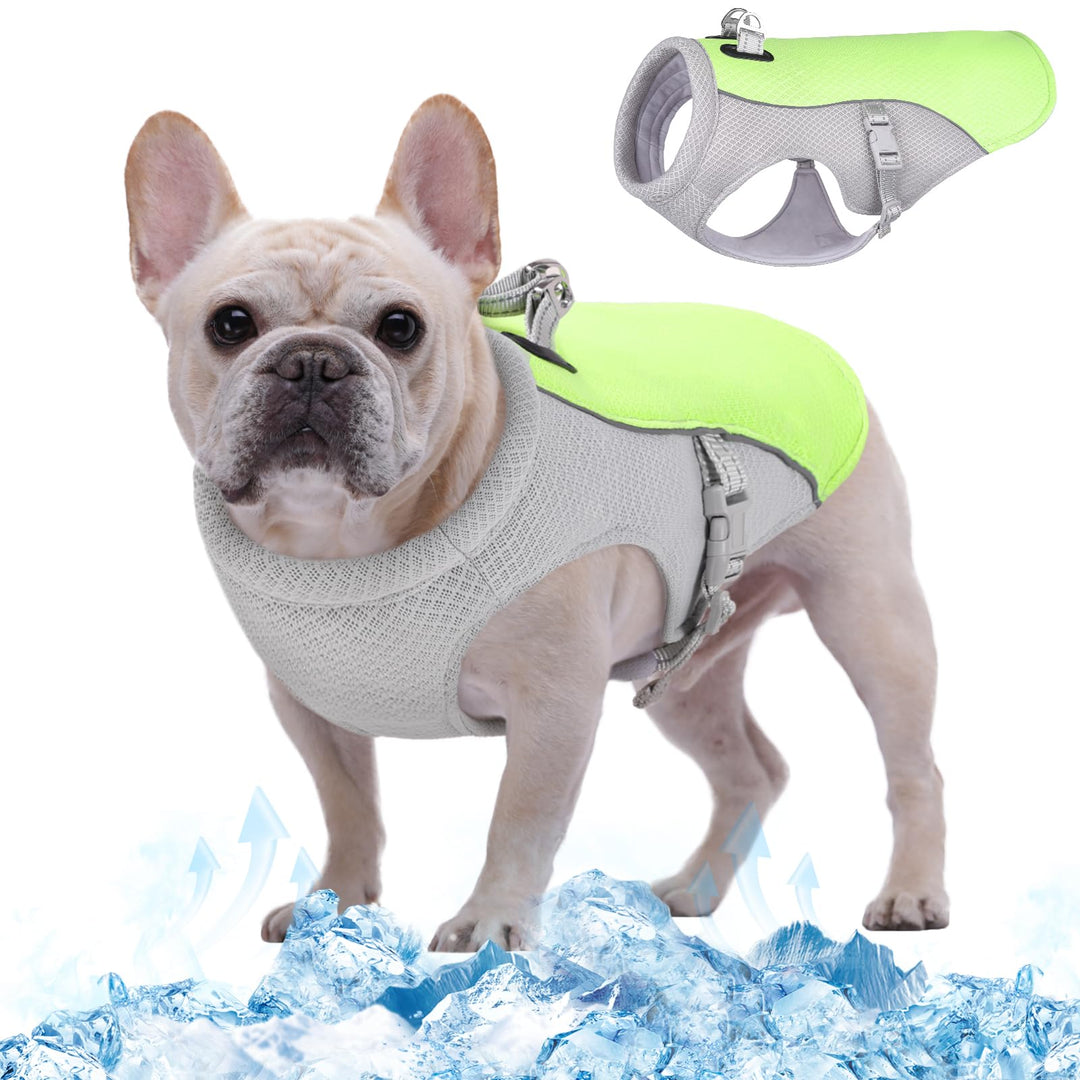 Kuoser Kühlweste für Hunde, Hundekühlungsmantel für heisse Sommertage, Atmungsaktive & Reflektierend