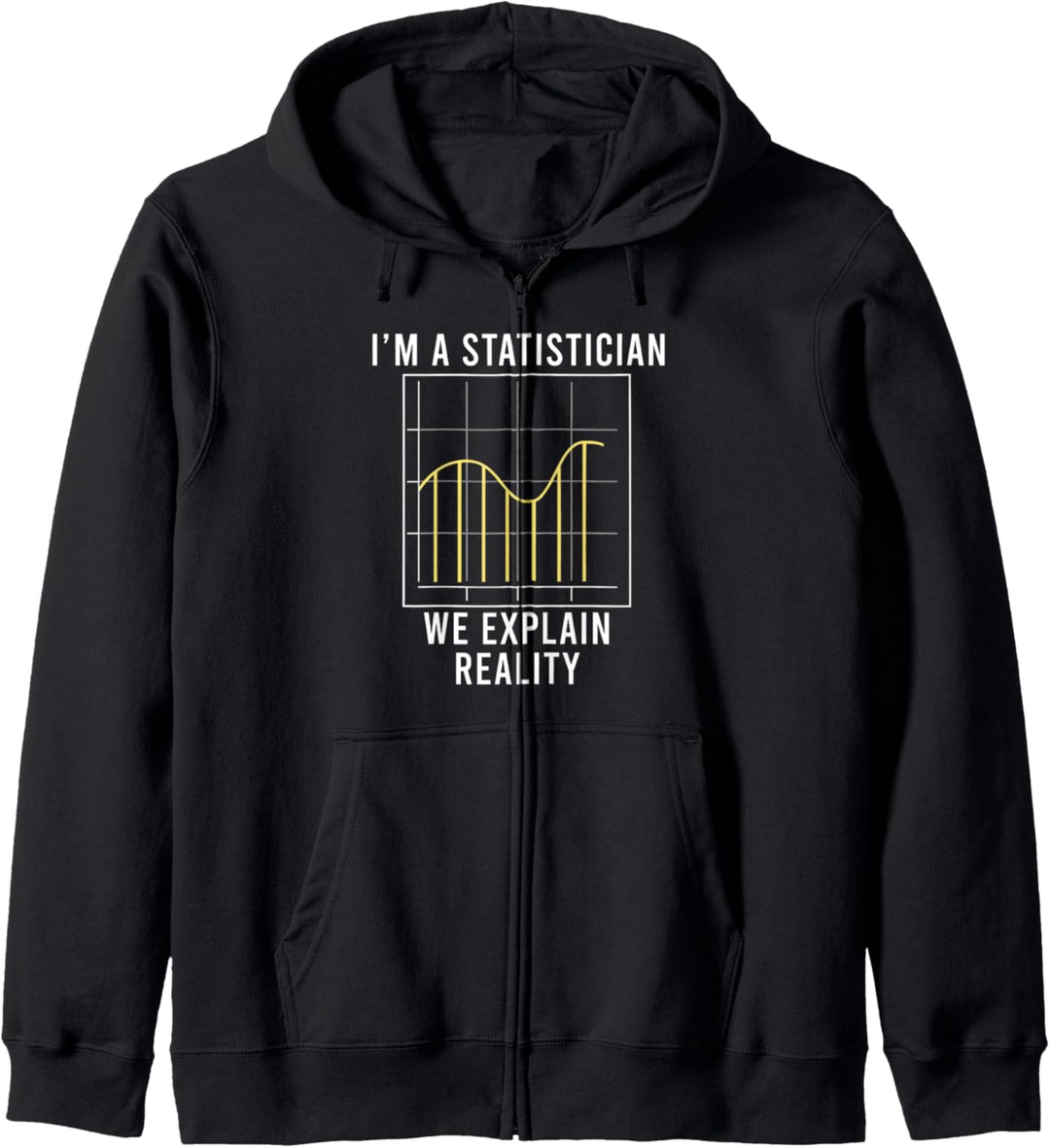 Datenanalysten Statistiker erklären die Realität Kapuzenjacke