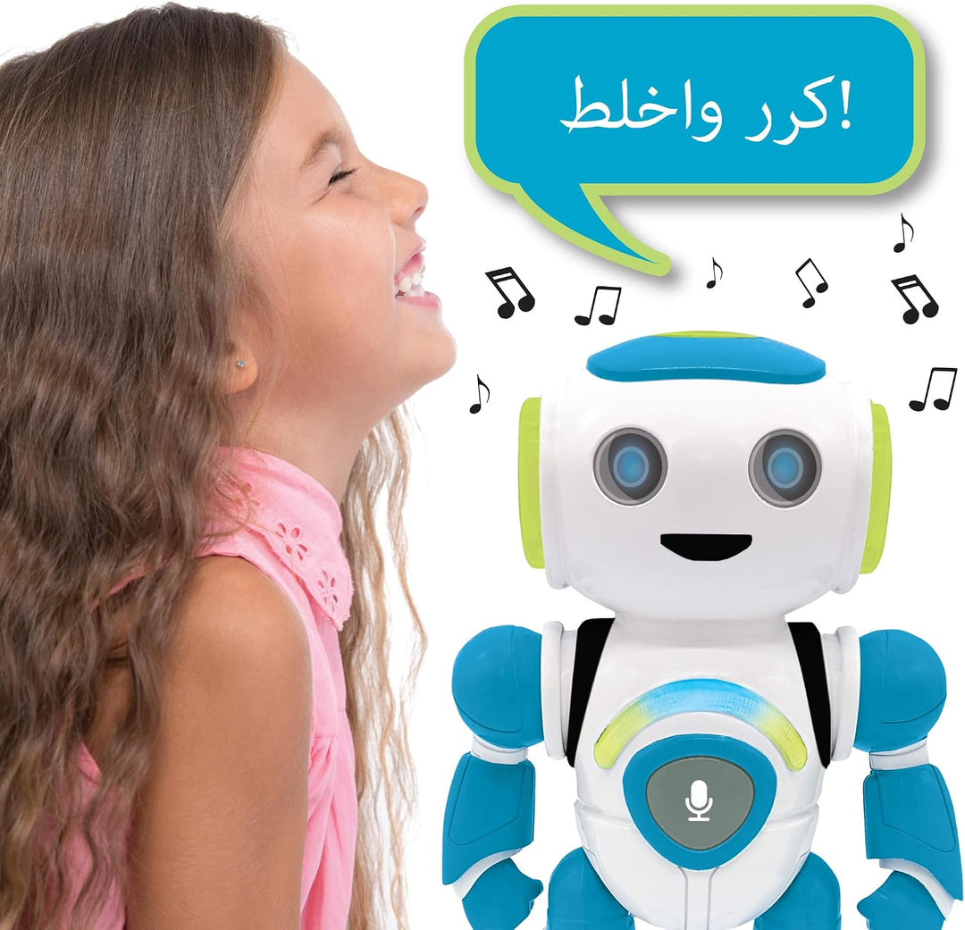 Lexibook ROB20AR Powerman Jr. Smart Interactive Reads (Language Arabic) in The Mind Toy for Kids Dan