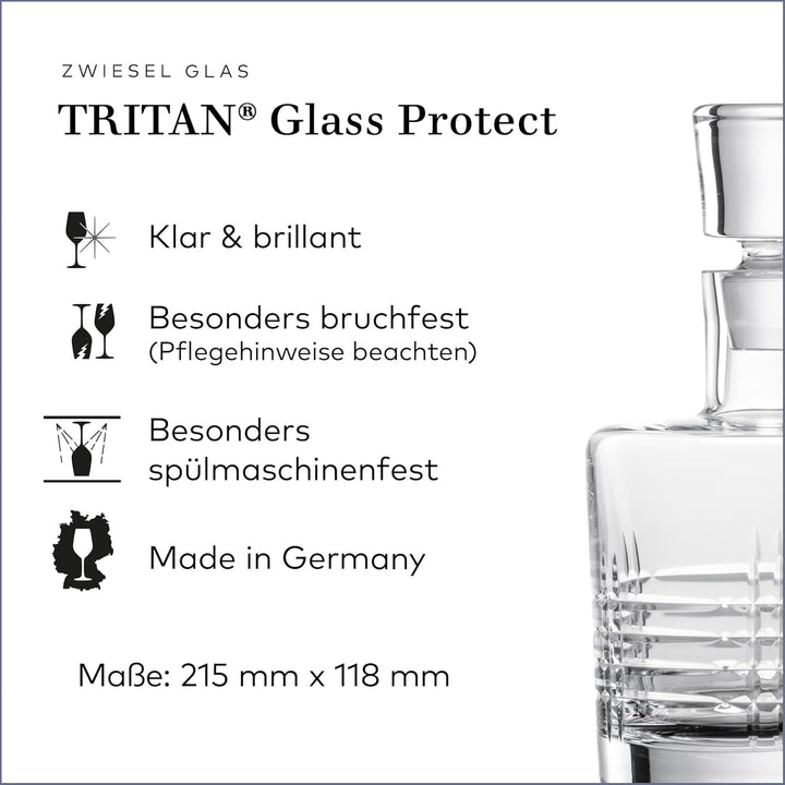Schott Zwiesel Basic BAR Classic Karaffe 750 ml Whisky Karaf, Tritan Kristalglas, Transparente, 11.8