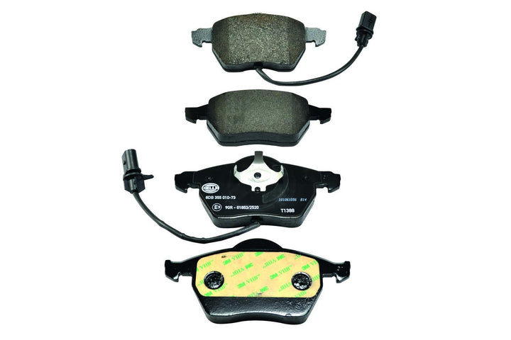 HELLA PAGID 8DB 355 010-731 Bremsbelagsatz - T1388 - Dicke/Stärke: 20.4mm - Bremssystem: Teves - mit