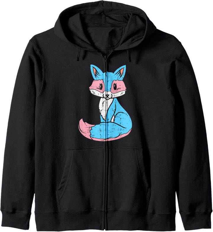 Transgender Fox Transsexual Trans Pride LGBT Kapuzenjacke