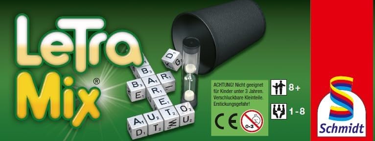 Schmidt Spiele 49212 Letra Mix, Würfelspiel