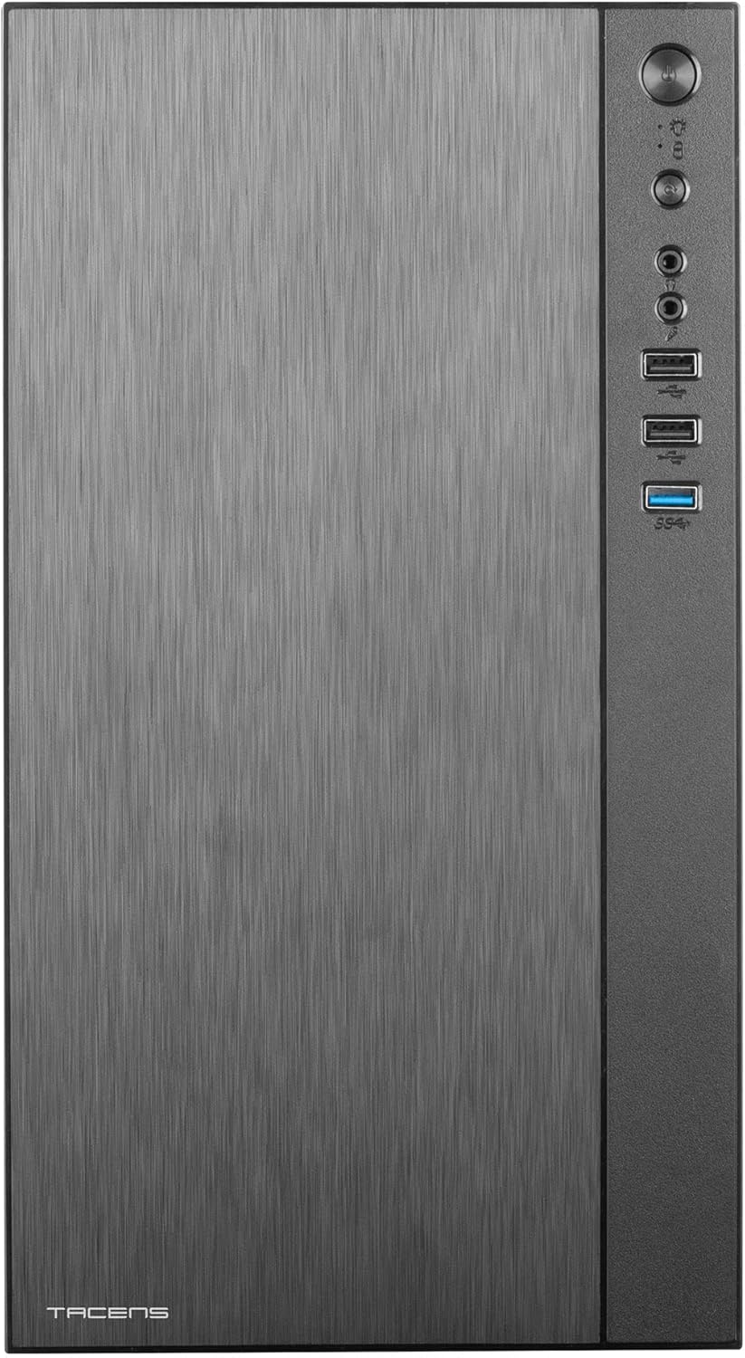 Tacens Anima ACX500, Micro ATX PC Gehäuse, 12cm Lüfter, 500W Netzteil, USB 3.0, Schwarz, Compact