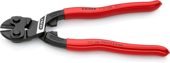 Knipex CoBolt® Kompakt-Bolzenschneider schwarz atramentiert, mit Kunststoff überzogen 200 mm (SB-Kar