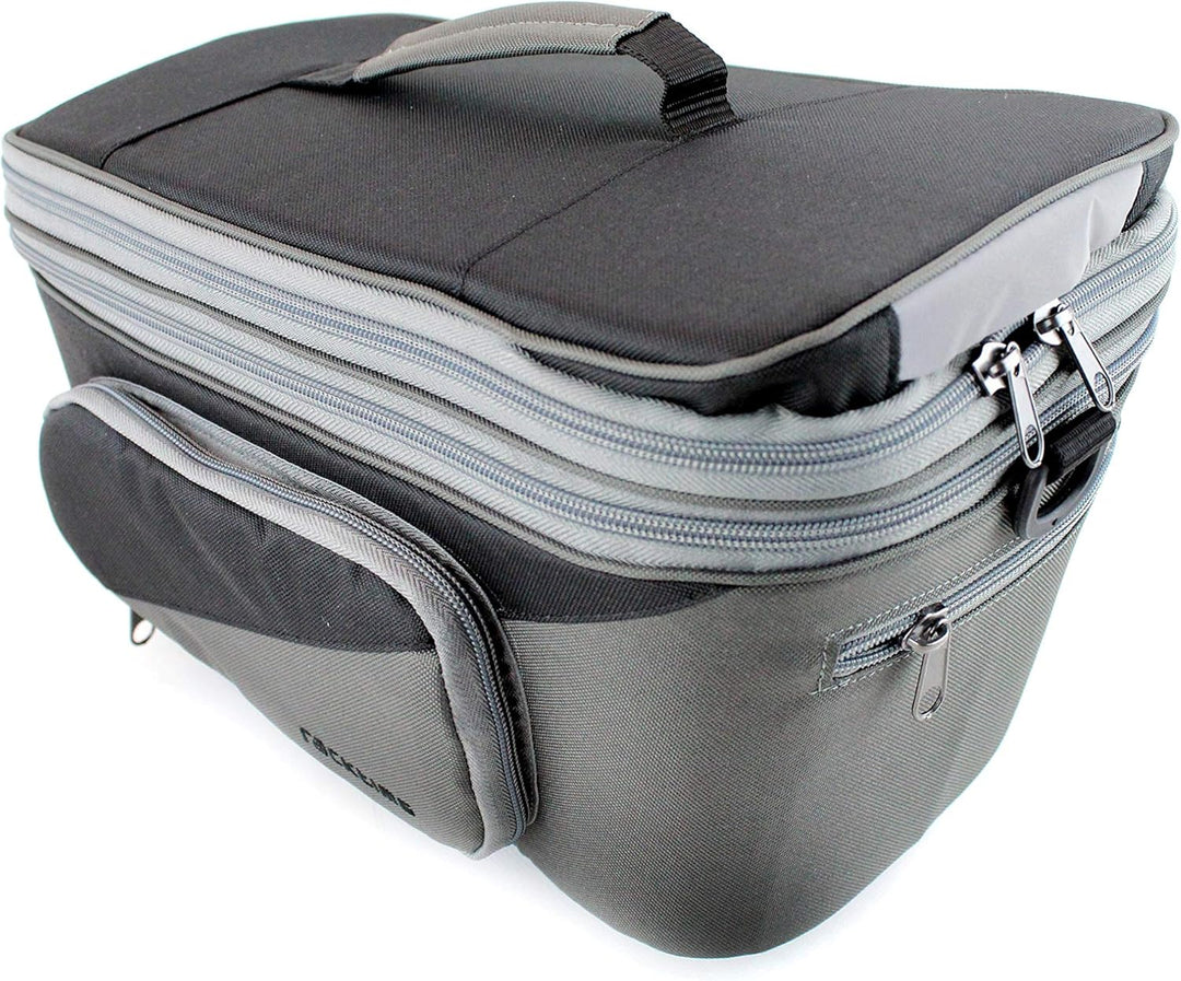 Racktime Unisex – Erwachsene Talis plus Gepäckträgertasche, schwarz, 1size Single, Single