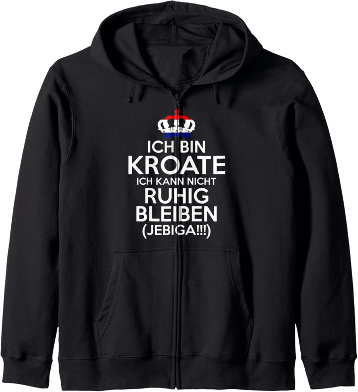 Kroatien Jebiga Kroate Kroatin Kroaten Kroatisches Kapuzenjacke