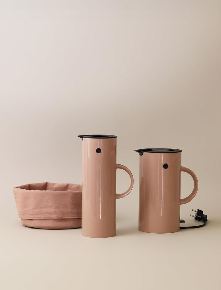 Stelton Wasserkocher EM77 - Elektrischer Kocher, Wasserkessel, Teekanne - Schnell kochend, niedriger
